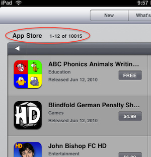 �O����(y��ng)���̵ꔵ(sh��)��(j��)�@ʾ��iPad��(y��ng)���ѽ�(j��ng)ͻ��1�f��